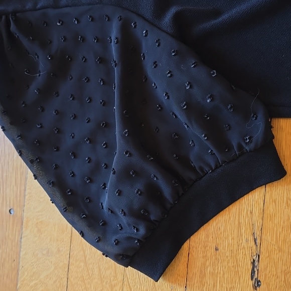 CeCe Sportswear, Mora Swiss Polka Dot Knit Top, Women's Size L - Picture 7 of 10